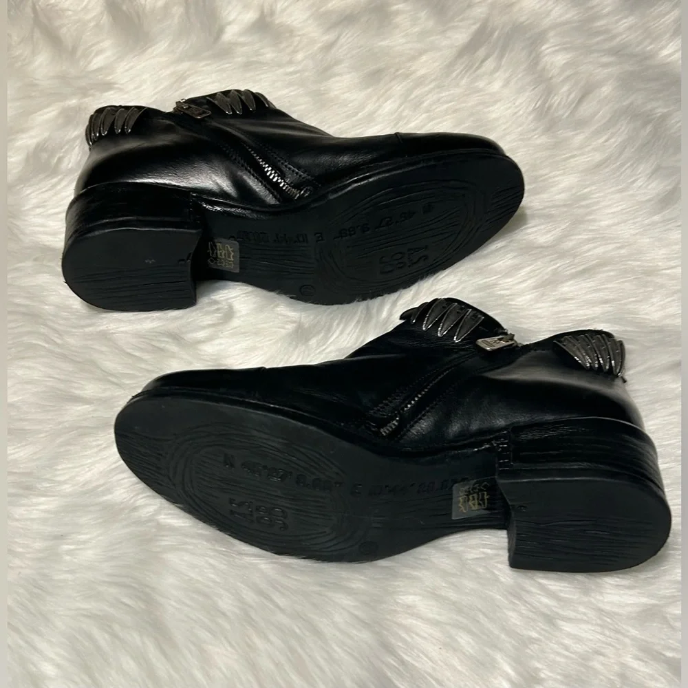 A.S. 98 On The Edge Iker Black and Silver Boots - Picture 8 of 11